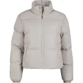 Urban Classics Winterjacke "Damen Ladies Short Peached Puffer Jacket" 1 Stk. tlg. ohne Kapuze