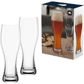 Leonardo Bierglas "Weizenbiergläser Taverna 330 ml 2er Set transparent"