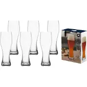 Leonardo Bierglas "Weizenbiergläser Taverna 500 ml 6er Set transparent"