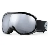 Yeaz Skibrille "Ski- und Snowboard-Brille silber/schwarz STEEZE"