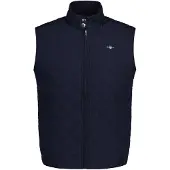Gant für Herren. 7006341 Windjacke gesteppte Windjacke Weste navy (5XL), Lässig, Polyester, Ärmellos / Hosenträger, Marine