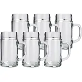 Stölzle Bierkrug "Bierkrüge STYRIA 500 ml 6er Set transparent"