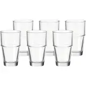 Leonardo Glas "Becher Solo 250 ml 6er Set transparent"