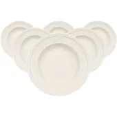 Villeroy & Boch Suppenteller "Suppenteller Manoir ø 22,8 cm 6er Set weiß"
