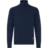 Blend Troyer "Troyer BHFilip", Herren, Gr. XL, blau (marineblaus), Obermaterial: 70% Baumwolle CO recyc.. 30% Polyester Pol. recyc.., Pullover Troyer