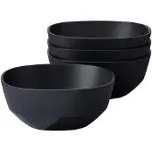 Mepal campinggeschirr - Set Schale Silueta 250 ml 4 Stück- Nordic black
