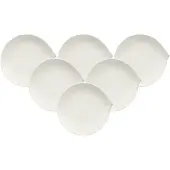 Villeroy & Boch Frühstücksteller "Frühstücksteller Flow ø 21 cm 6er Set weiß"