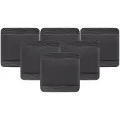 Villeroy & Boch Speiseteller "Speiseteller quadratisch Manufacture Rock 28 x 28 cm 6er Set schwarz"
