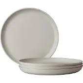 Mepal campinggeschirr - Set Frühstücksteller Silueta 230 mm 4 Stück - Nordic white - Campingteller set
