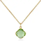Ailoria Silberkette "Halskette CAPUCINE", Damen, gold, Halsketten Silberkette