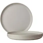 Mepal campinggeschirr - Set Essteller Silueta 260 mm 4 Stück - Nordic white - Campingteller set