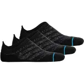 Stance Sneakersocken "Socken Run Light Tab 3 Pack 3er Pack", Damen, Gr. 38-42, schwarz, Obermaterial: 68% Nylon NY. 22% Polyester PES. 6% Baumwolle CO. 4% sonstige Fasern AF., Socken Sneakersocken