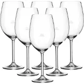 Leonardo Rotweinglas "Rotweingläser geeicht Daily Gastro-Edition 0,2 l 6er Set transparent"