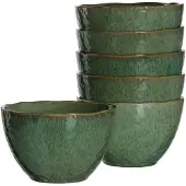 Leonardo Schale "Keramikschalen Matera ø 15,3 cm 6er Set", grün, L:15,3cm, Schüsseln, Schale