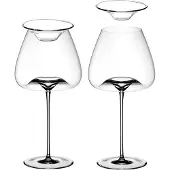 Zieher Rotweinglas "Weingläser + Deckel Vision Balanced 850 ml 2er Set transparent"