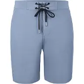 Yeaz Badeshorts "Badeshorts DAVEY", Herren, Gr. L, US, blau, Obermaterial: 92% Polyester PES. 8% Elasthan EL., Badehosen Badeshorts