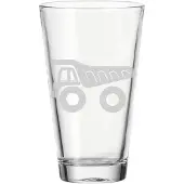 Luxentu Kinderbecher "Kinderbecher Kipper 300 ml transparent"