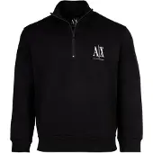 Armani Exchange Sweatshirt "Sweatshirt 1er Pack", Herren, Gr. L, schwarz, Obermaterial: 79% Baumwolle CO. 17% Polyester PES. 4% Elasthan EL., Sweatshirts Sweatshirt