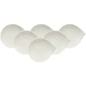 Villeroy & Boch Untertasse "Kaffeeuntertassen Flow 18 x 15 cm 6er Set weiß"