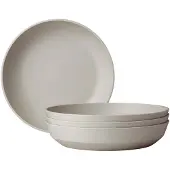 Mepal campinggeschirr - Set Suppenteller Silueta 210 mm 4 Stück - Nordic white - Campingteller set