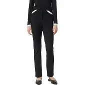 Comma Slim Fit Jersey Hose, Cigarette-Pants, Mid-Rise, Knöchellänge, Formbund, Eingrifftaschen