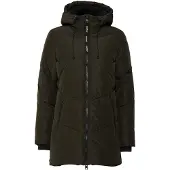 Oxmo OXJunchen Damen Winterjacke Damenjacke Jacke mit Kapuze Eingrifftaschen Reißverschluss Regular fit
