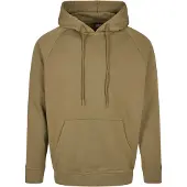 Urban Classics lässiger Herren Hoodie Kordelzug Rippstrick 380 g/m² mit Baumwolle Oliv-Grün