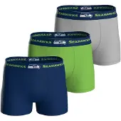 NFL Herren Boxershorts, 3er Pack - Teams, Boxers, Football, Logo, Baumwollmischung