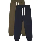 Minymo MIBoys Jungen Hose Sweathose 2er Pack Baumwollmischung regular fit
