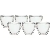 Villeroy & Boch Thermoglas "Doppelwandige Becher Manufacture Rock 250 ml 6er Set transparent"