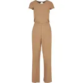 Urban Classics Jumpsuit "Damen Ladies Rib Wid Leg Jumpsuit" 1 Stk.