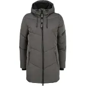 Oxmo OXJunchen Damen Winterjacke Damenjacke Jacke mit Kapuze Eingrifftaschen Reißverschluss Regular fit