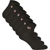 FILA Quarter Socken Unisex, 6 Paar - Kurzsocken, Sport, Logo-Bund, uni, 35-46