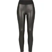 Urban Classics Leggings "Damen Ladies Faux Leather High Waist Leggings"