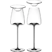 Zieher Weißweinglas "Weingläser + Deckel Vision Fresh 340 ml 2er Set transparent"