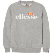 Ellesse Sweatshirt "Sweatshirt Suprios Sweatshirt Jnr", Jungen, Gr. 128-134, grau, Obermaterial: 80% Baumwolle CO. 20% Polyester PES., Sweatshirts Sweatshirt