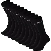 Jack & Jones Kurzsocken "Socken JACBASIC LOGO TENNIS SOCK 10 PACK JNR 10er Pack"