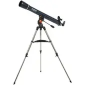 Celestron Teleskop AstroMaster 90AZ, Set, Linsenteleskop, 90/1000mm, inkl. Stativ