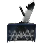 BullMach Zweistufige Anbau-Schneefräse für SS 80 - 55 cm Fräse