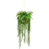 Creativ Green künstliche Pflanze Dekokugel, ca 40x120cm grün