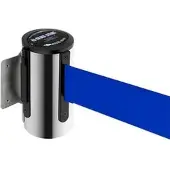 Guidesystems Personenleitsystem GLW 45, silber, aus Edelstahl, Gurt: 2,3m in blau