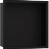 Hansgrohe Wandnische XTRASTORIS Individual ma-sw 300x300x100mm Designrahmen ma-sw 300 x 300 x 100 mm Designrahmen mattschwarz