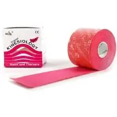 NASARA Kinesio-Tape Original, pink, 5m x 5cm, wasserfest, elastisch