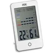 ADE Thermo-Hygrometer WS1700, digital, weiß, von 0 bis 50°C, innen