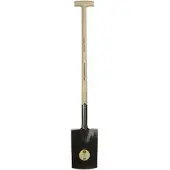 SHW Spaten 54817, Havau-Gärtnerspaten Profi, rundes Blatt, Länge 115cm