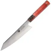 Gräwe Kochmesser Signature 180.57A, Hartholzgriff, Damaststahl (10Cr15MoV) mit 66 Lagen, Klingenlänge 20,7 cm