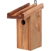 Frank Flechtwaren Vogelhaus Nistkasten, FluglochØ 30 mm, zum Hängen, 14 x 28 x 20 cm