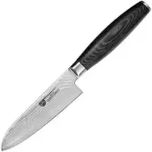 Gräwe Santokumesser Damaszener 065.54-10, in Geschenkbox, 12,5 cm Damaststahlklinge, Kunststoffgriff