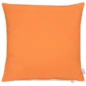 Apelt Dekokissen "3800", orange (orange, unifarben), B:65cm H:7cm L:65cm, Baumwolle, Polyester, Dekokissen_Sitzkissen_Kissenhüllen, Dekokissen, Statement-Reißverschluss