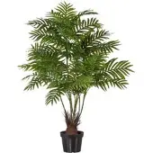 Creativ Green Kunstpflanze Arekapalme, Kunstpalme im Topf mit 30 Palmenwedeln, Höhe 110cm